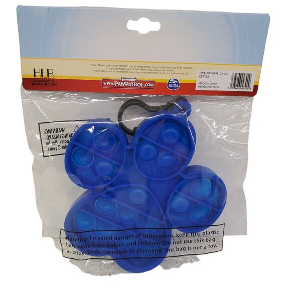 Paw Patrol Popper Fidget Keychain Sensory Toys Backpack Charm Chase Skye - Picture 6 of 7